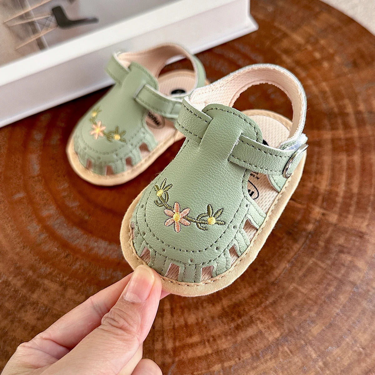 Infant Baby Sandals for First Walkers Breathable Flat Shoes