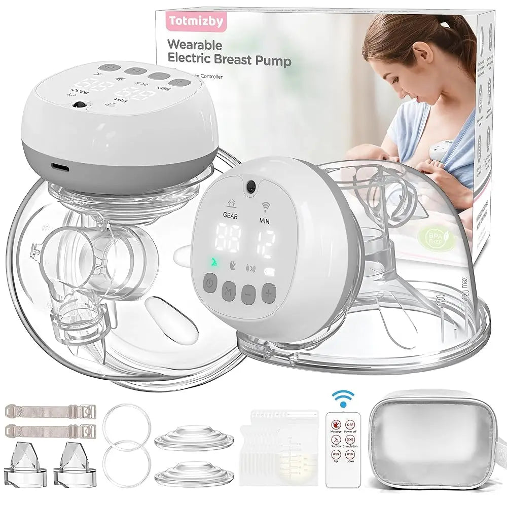 Electric Wearable Breast Pump USB Chargeable Silent Milk Extractor