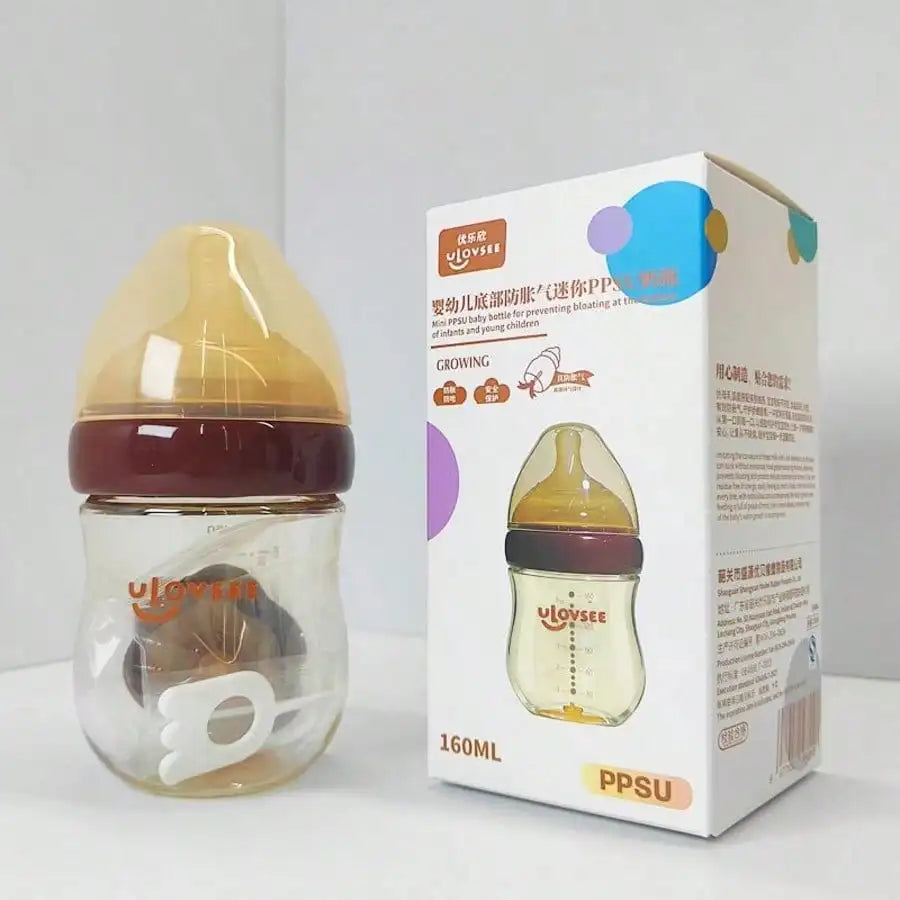 Baby Bottle Wide Neck With Air Balance Hole Valve Newborn Gift