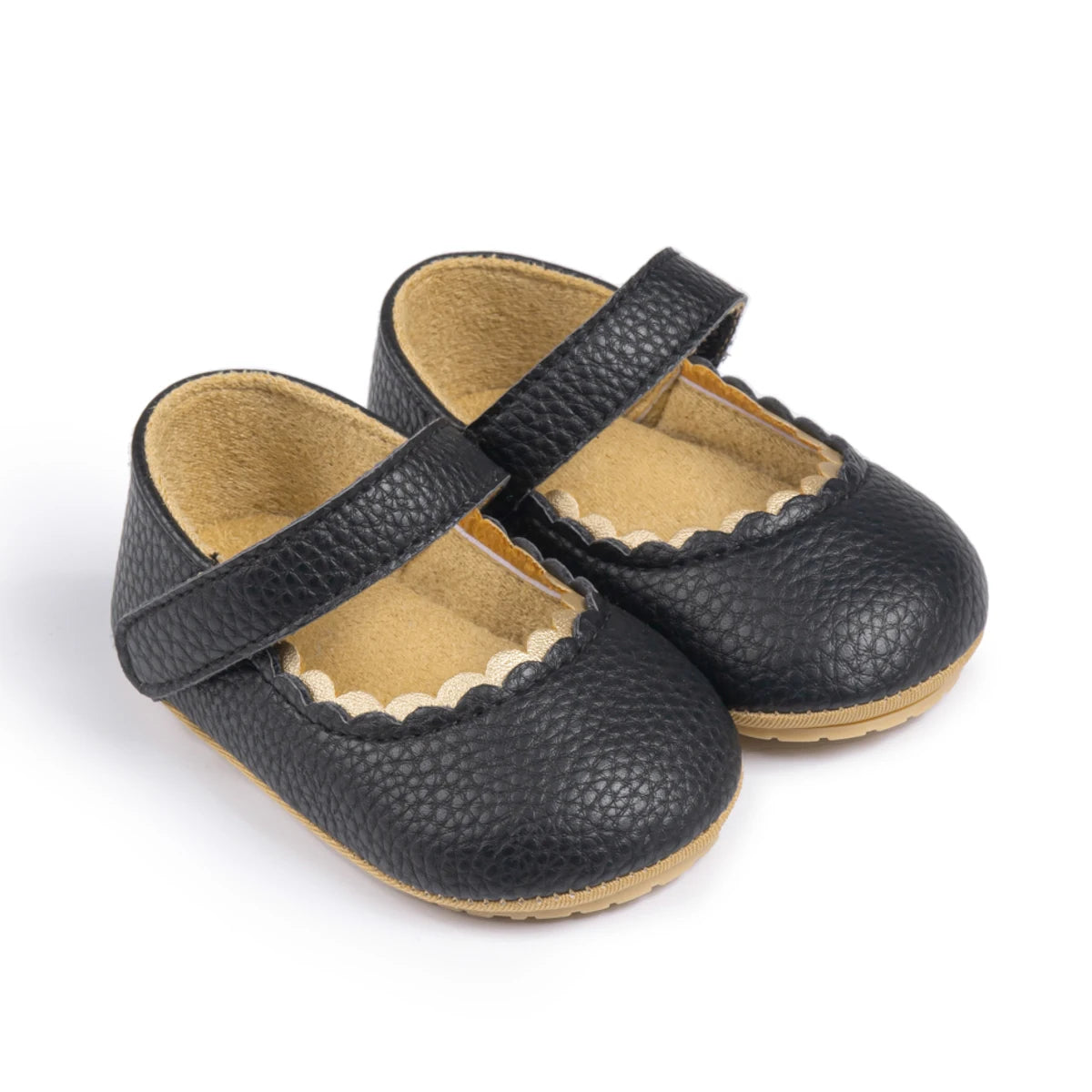 Meckior Infant Leather Anti Slip First Walkers Shoes Girls