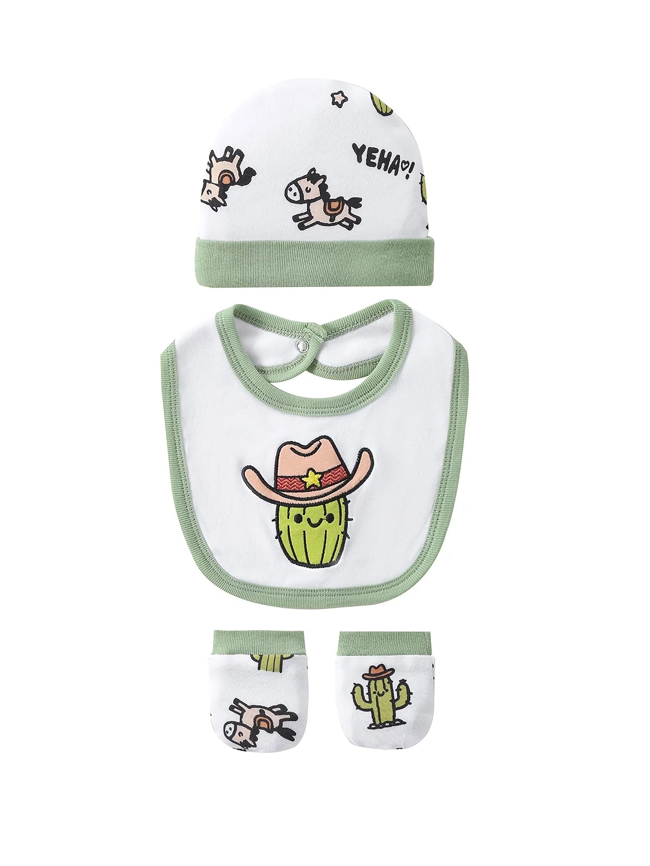Cute Newborn Layette Set 8 Piece Unisex Baby Outfits