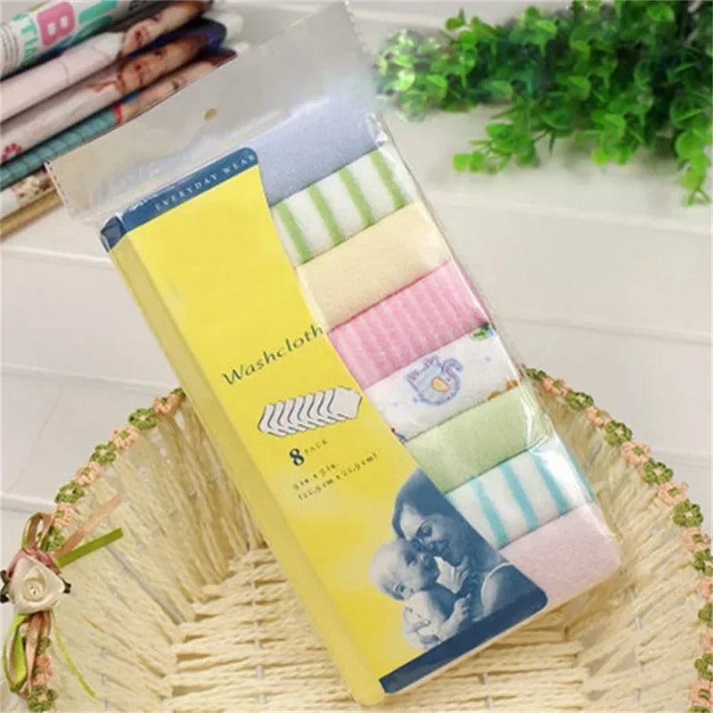 Soft Cotton Baby Towels And Washcloths Infant Set