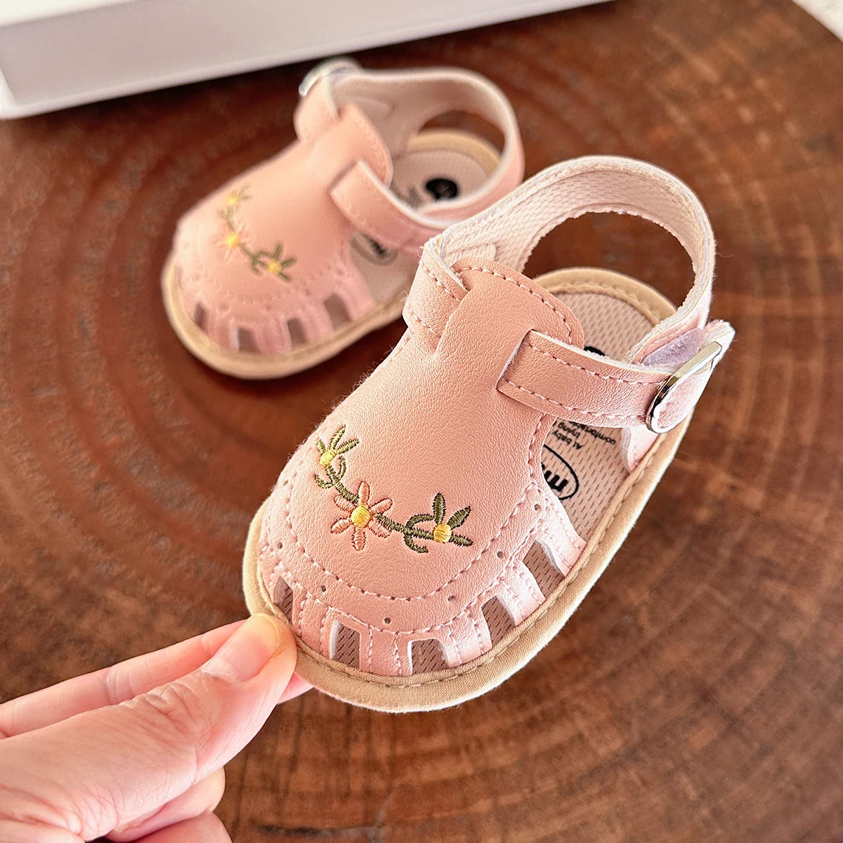 Infant Baby Sandals for First Walkers Breathable Flat Shoes