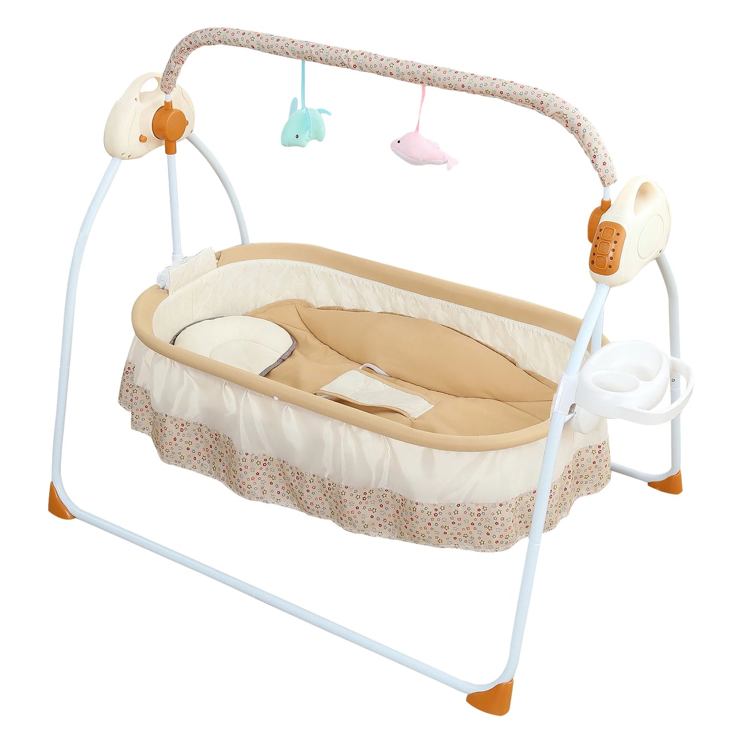Electric Baby Cradle Foldable With Music Swing And Mosquito Net
