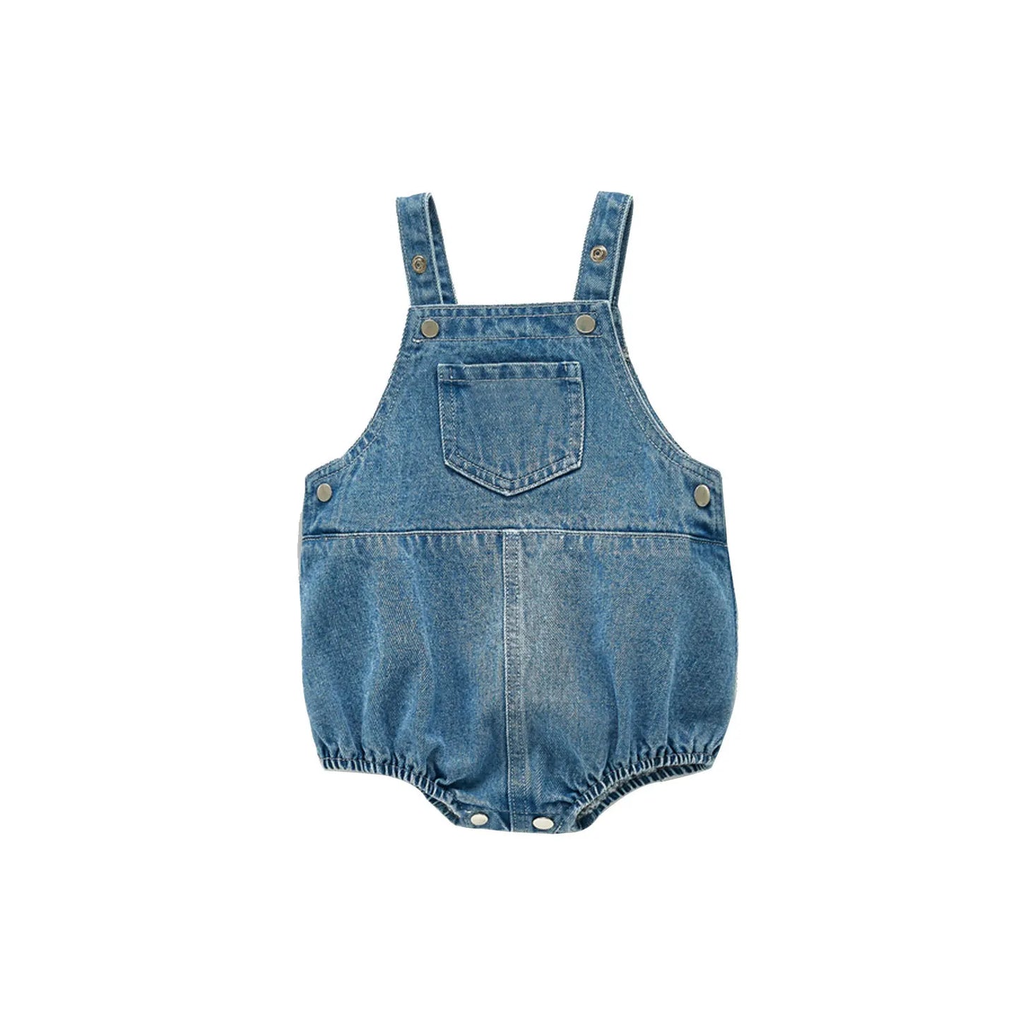 Cotton Cowboy Sleeveless Romper For Newborn Unisex Baby Outfit