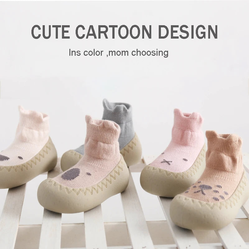 Cartoon Soft Non Slip Baby Socks For Toddlers All Seasons