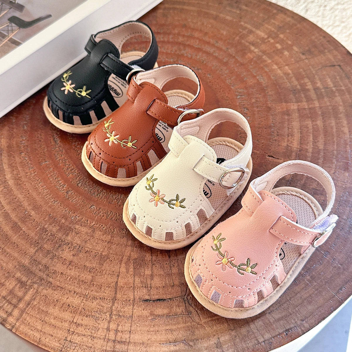 Infant Baby Sandals for First Walkers Breathable Flat Shoes