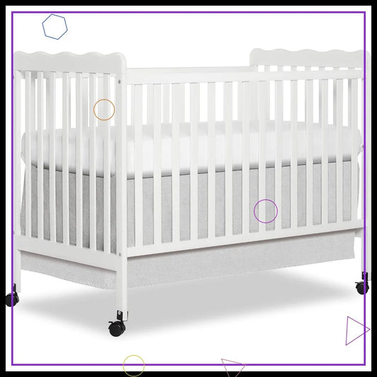 3-in-1 Convertible Baby Crib With 4 Height Adjustments Greenguard Gold