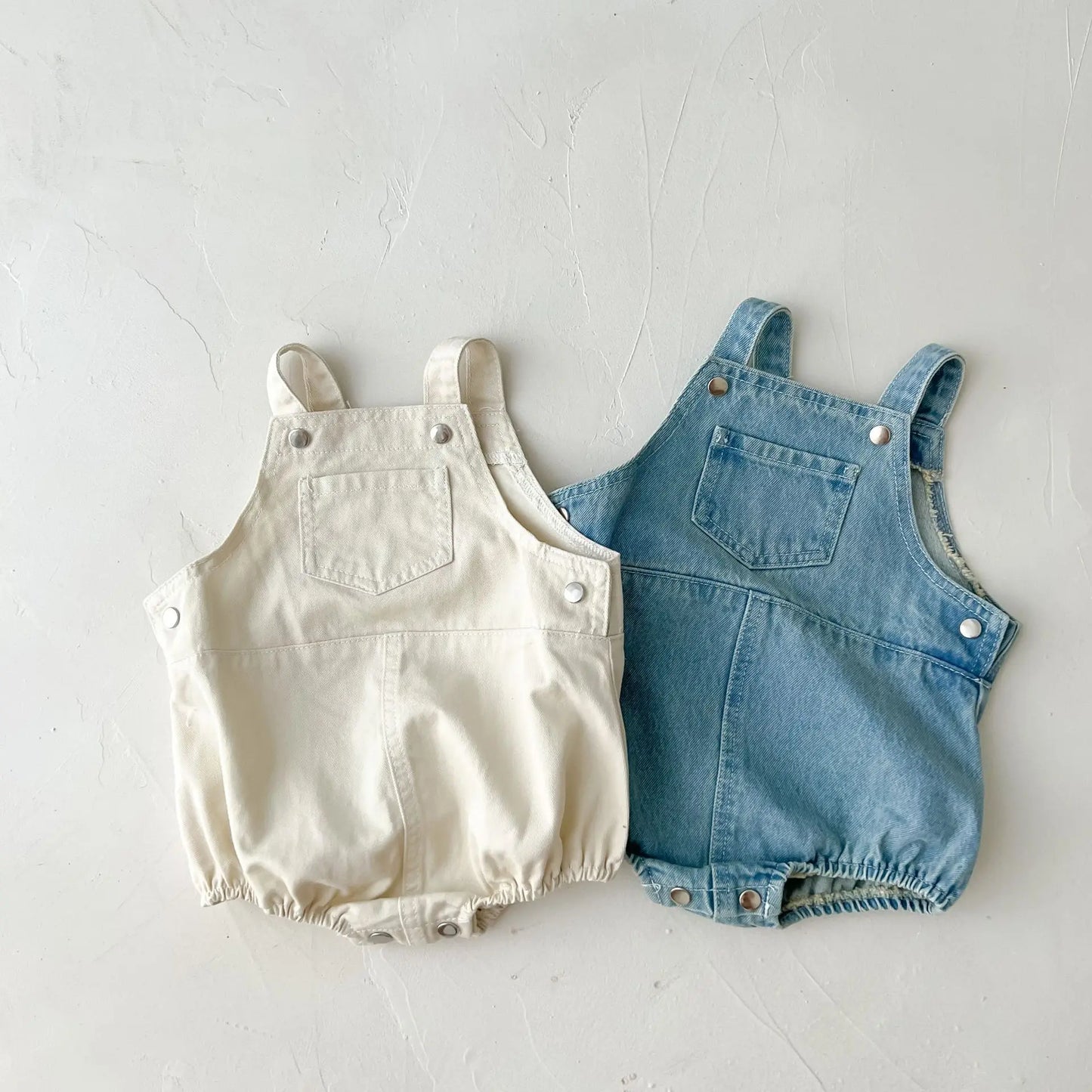 Cotton Cowboy Sleeveless Romper For Newborn Unisex Baby Outfit