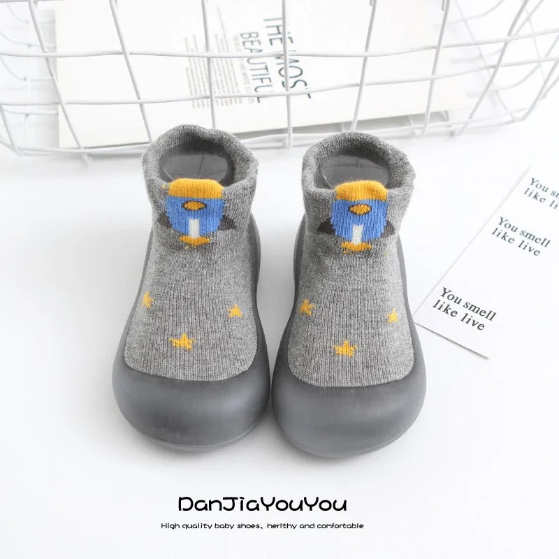 Baby First Walker Shoes Unisex Sneakers With Soft Rubber Soles