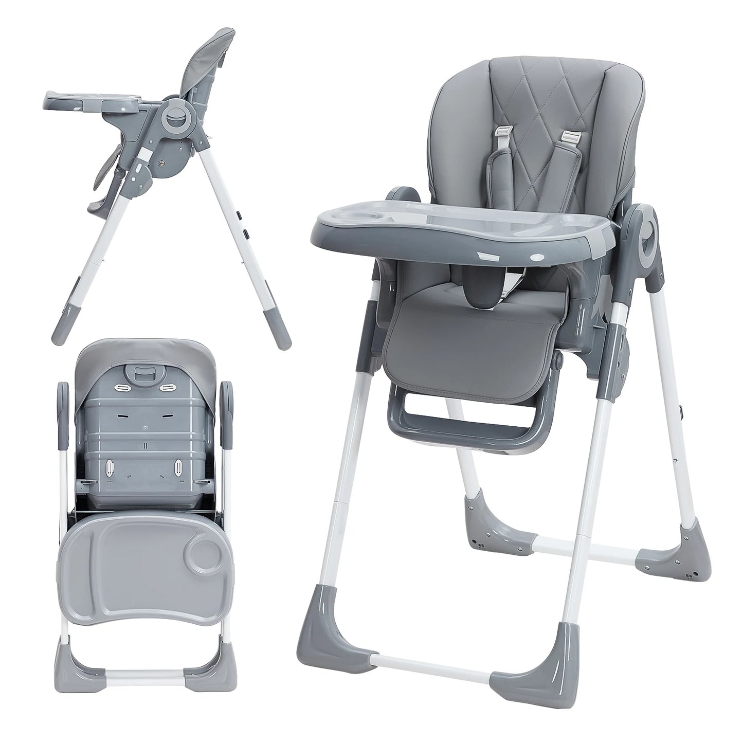 Baby High Chair Multifunctional Adjustable Foldable For Babies