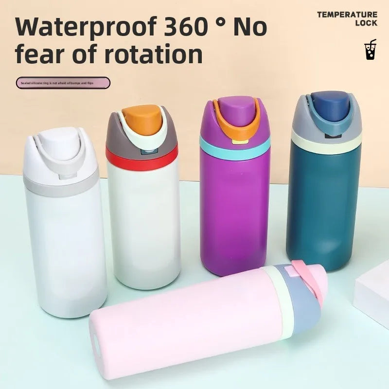 Stainless Steel Vacuum Thermos Cup Portable Insulated Water Flask Travel