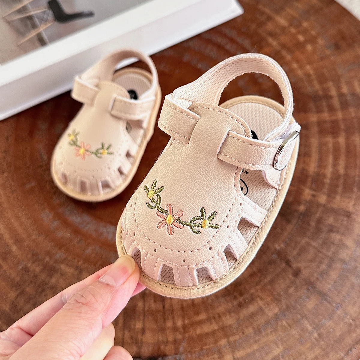 Infant Baby Sandals for First Walkers Breathable Flat Shoes