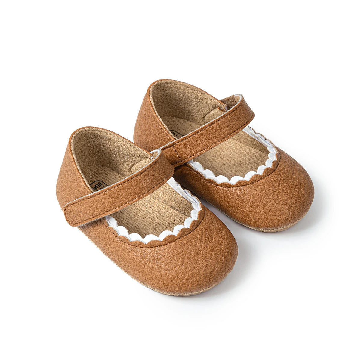 Meckior Infant Leather Anti Slip First Walkers Shoes Girls