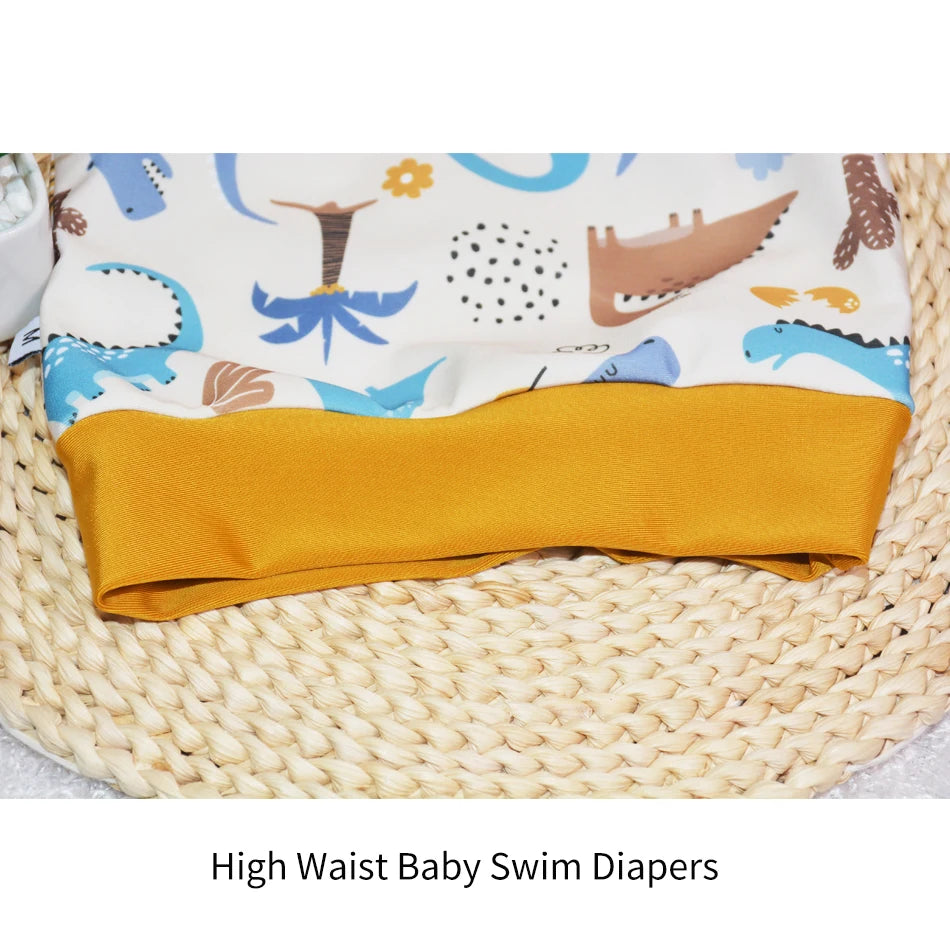 Eezkoala Leakproof Baby Swim Diaper Washable High Waist Nappies