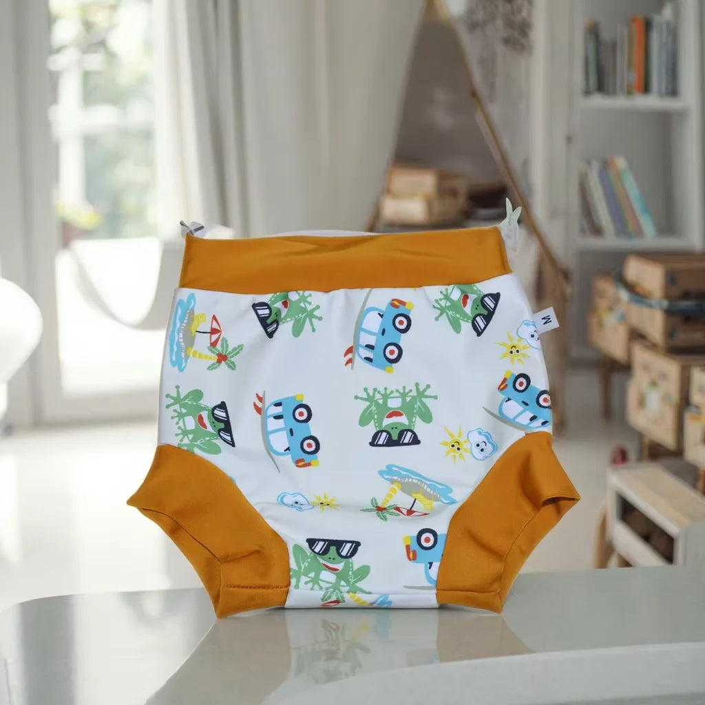 Eezkoala Leakproof Baby Swim Diaper Washable High Waist Nappies