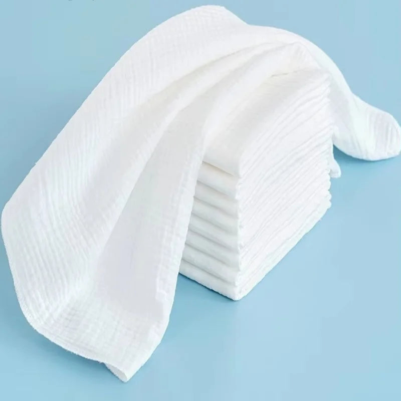Five Pack 100 Percent Cotton Baby Gauze Diapers For Newborns