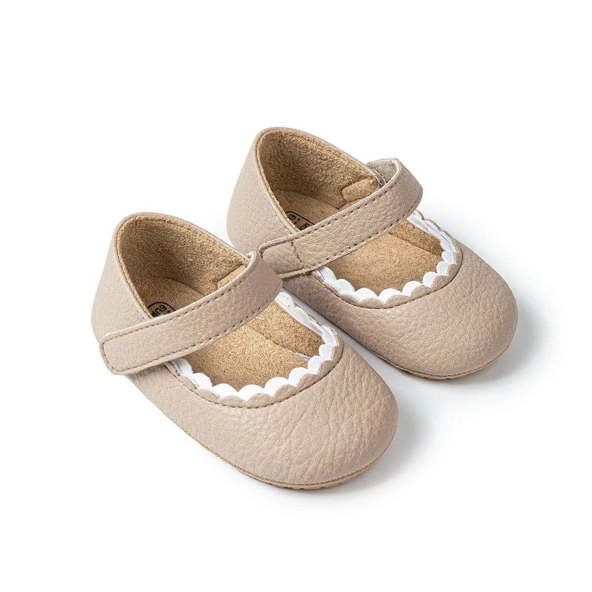 Meckior Infant Leather Anti Slip First Walkers Shoes Girls