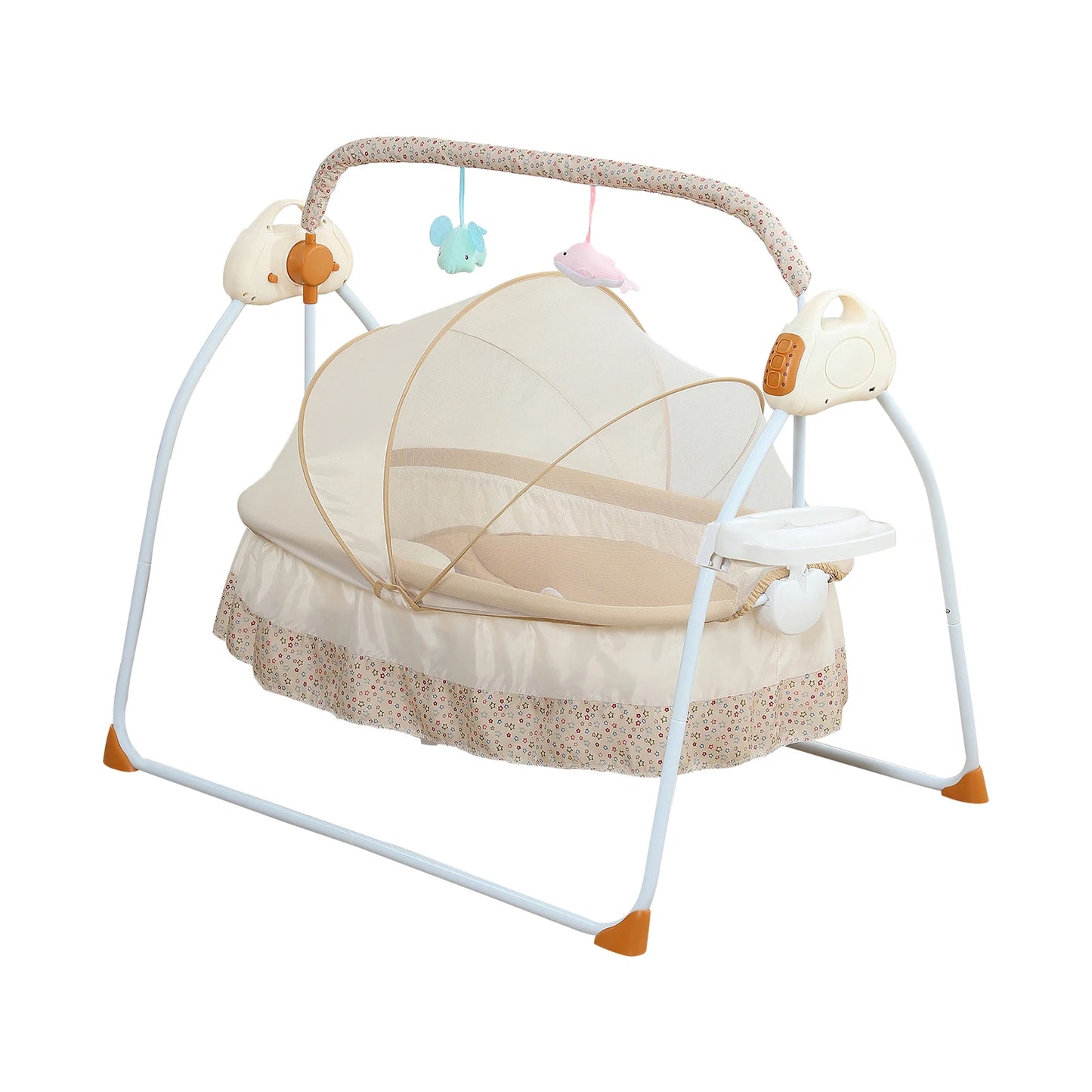 Electric Baby Cradle With Music Mosquito Net And Swing
