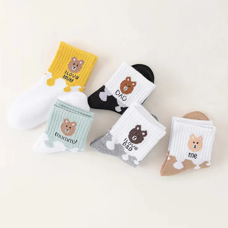 5 Pairs Baby Socks Low Cut Ankle Stretch Boys Girls