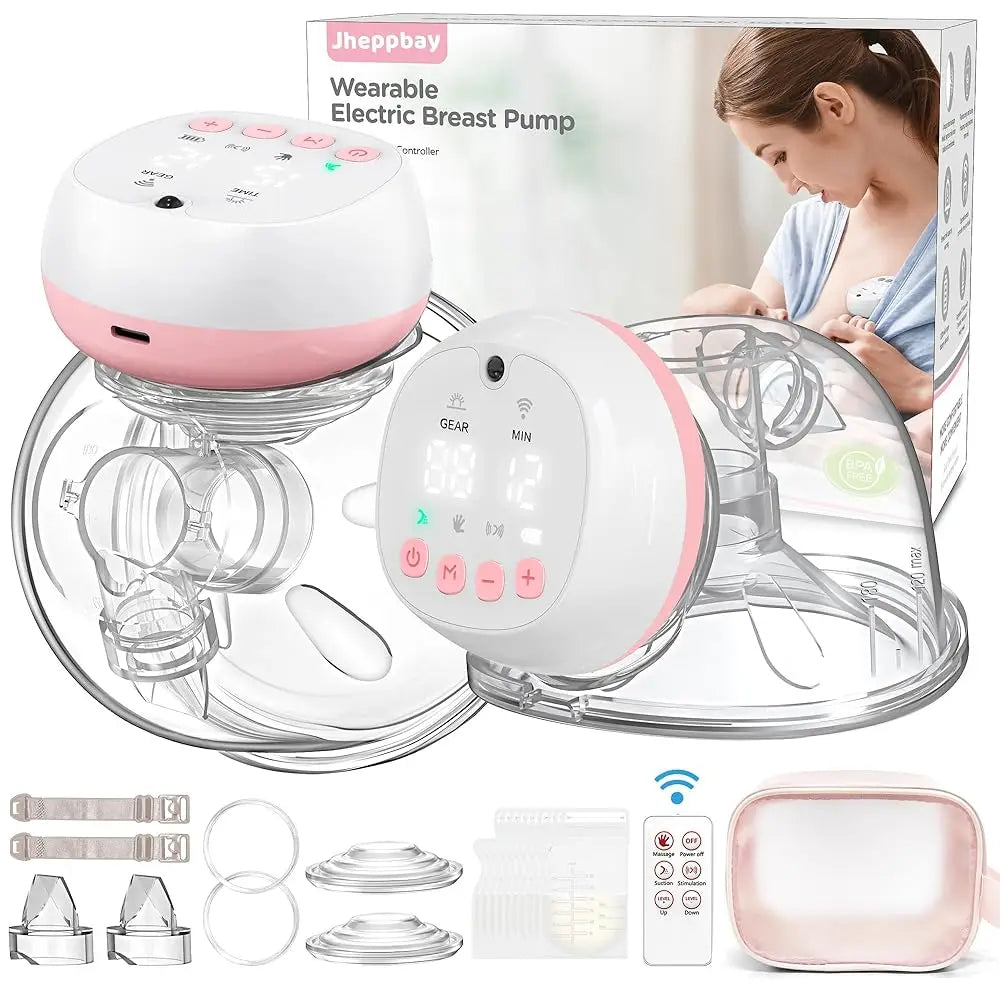Electric Wearable Breast Pump USB Chargeable Silent Milk Extractor