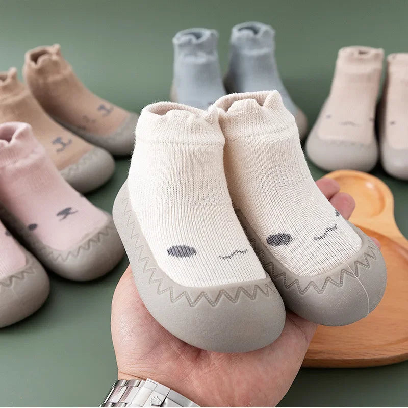 Baby First Walker Shoes Unisex Sneakers With Soft Rubber Soles