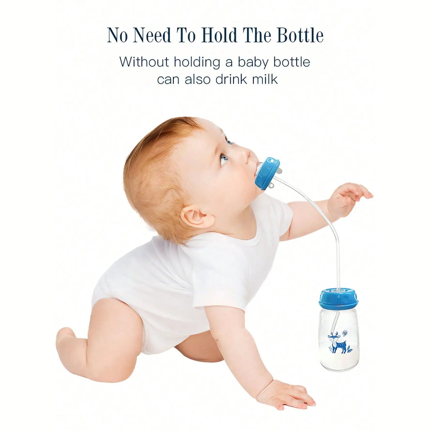 Baby Feeding Bottle 150ml With Straw Brush For New Parents