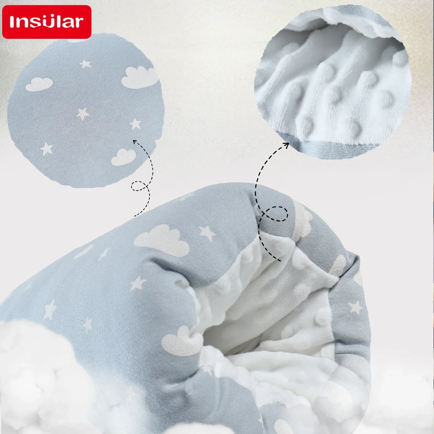 Insular Baby Arm Pillows Infant Nursing Milk Breastfeeding Pads Head Cushion