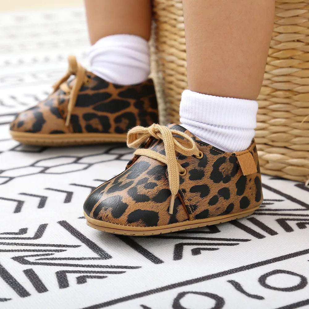 Meckior Baby First Walkers Moccasins Anti Slip Rubber Sole