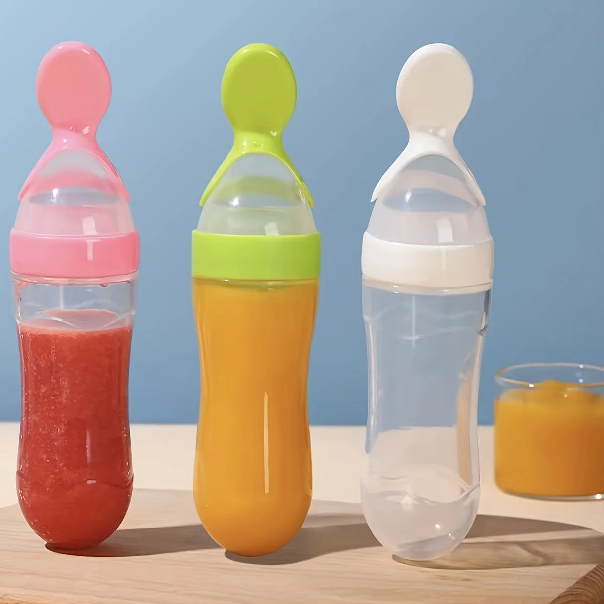 Roroy 7 Piece Baby Feeding Set With Silicone Bottles Nipples
