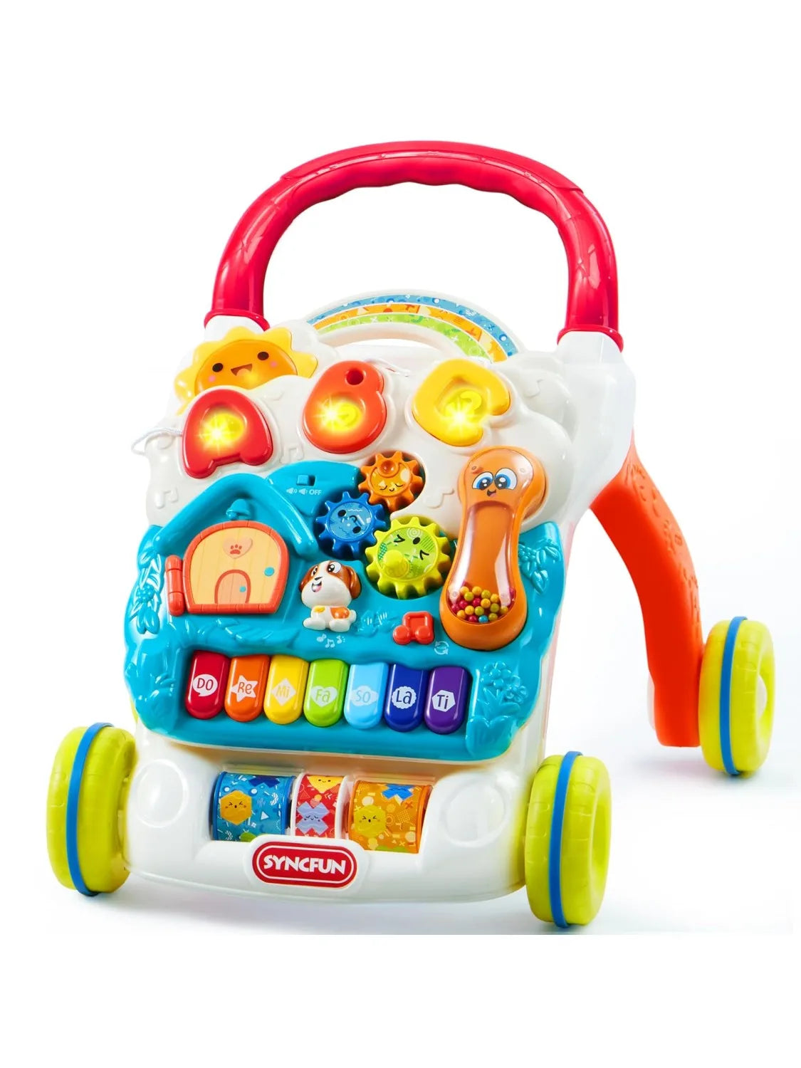 Joyfy Educational Two in One Baby Walker Sit to Stand