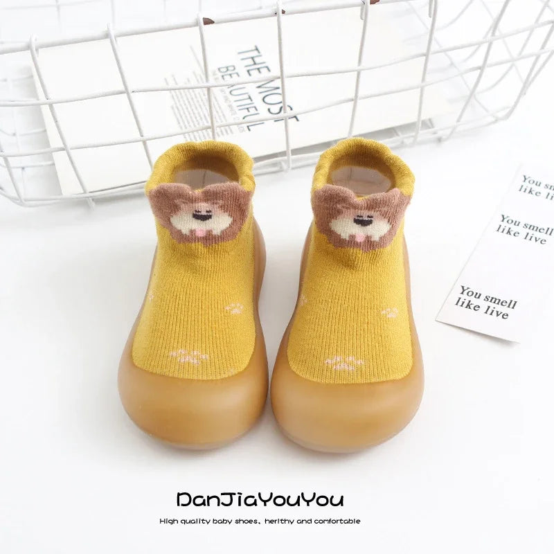 Baby First Walker Shoes Unisex Sneakers With Soft Rubber Soles