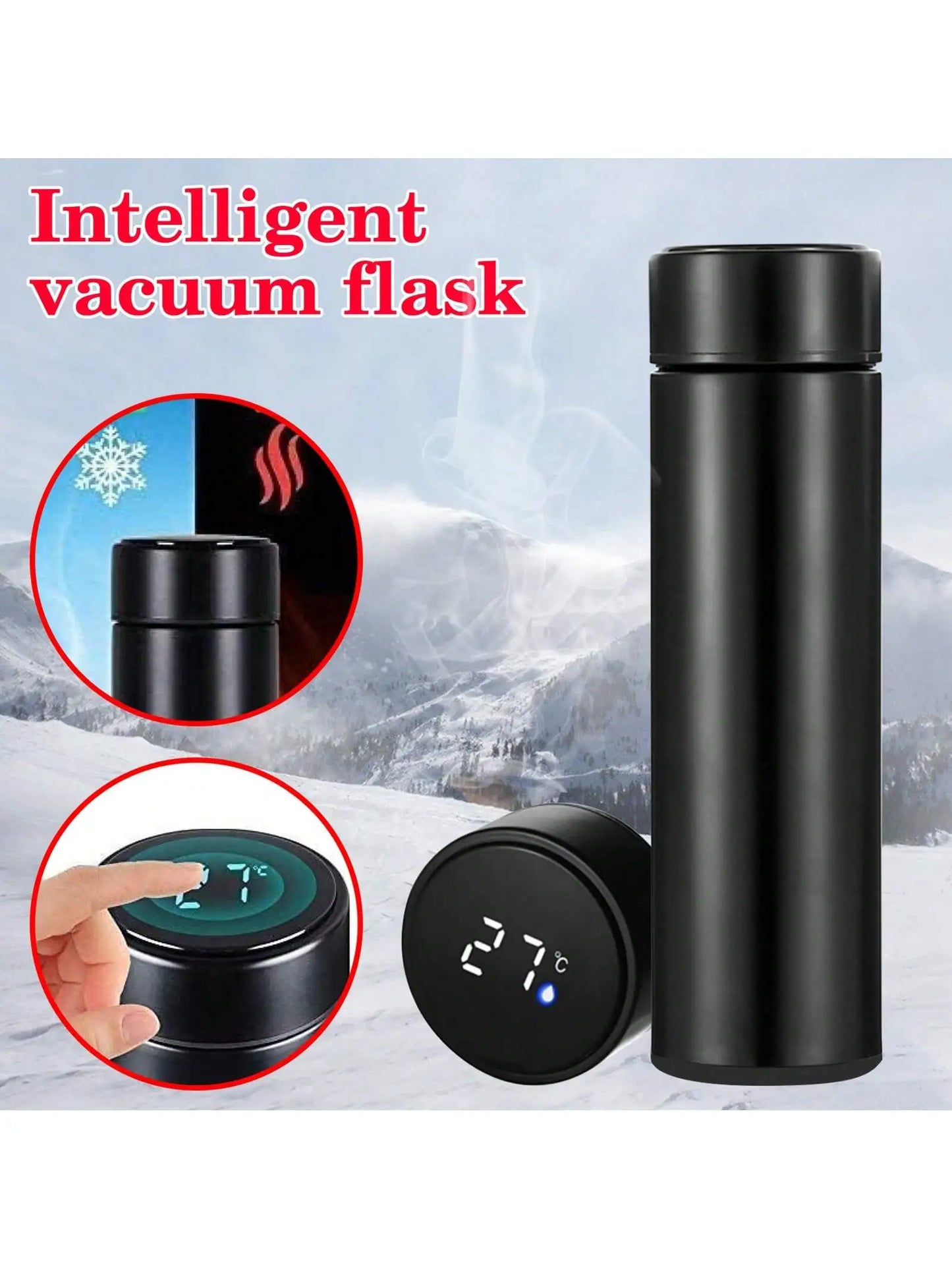 Stainless Steel Vacuum Insulated Water Bottle Leak Proof Portable Mug