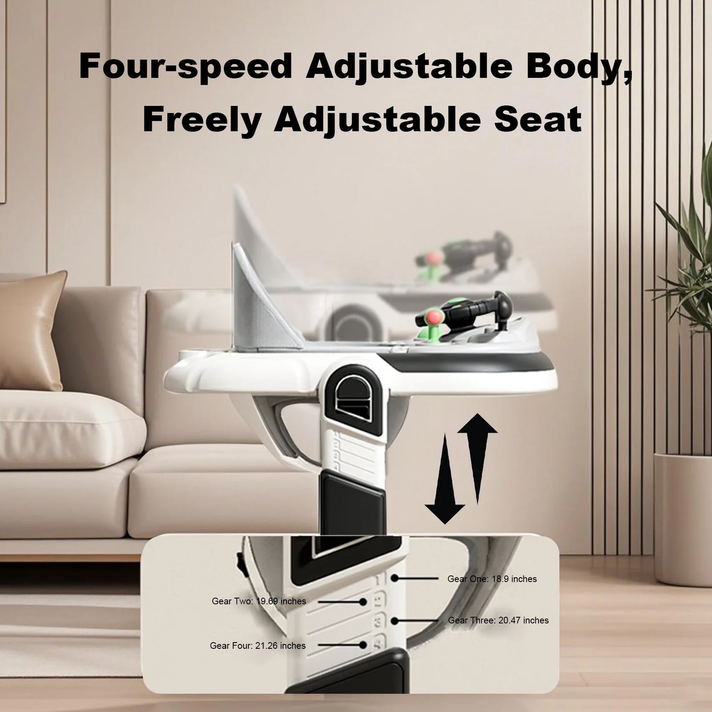 Multifunctional Baby Walker With Sunshade And Anti-Rollover Stroller