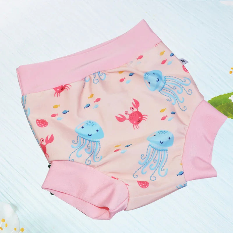 Eezkoala Leakproof Baby Swim Diaper Washable High Waist Nappies