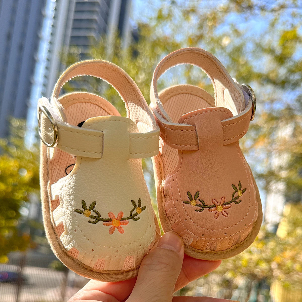 Infant Baby Sandals for First Walkers Breathable Flat Shoes