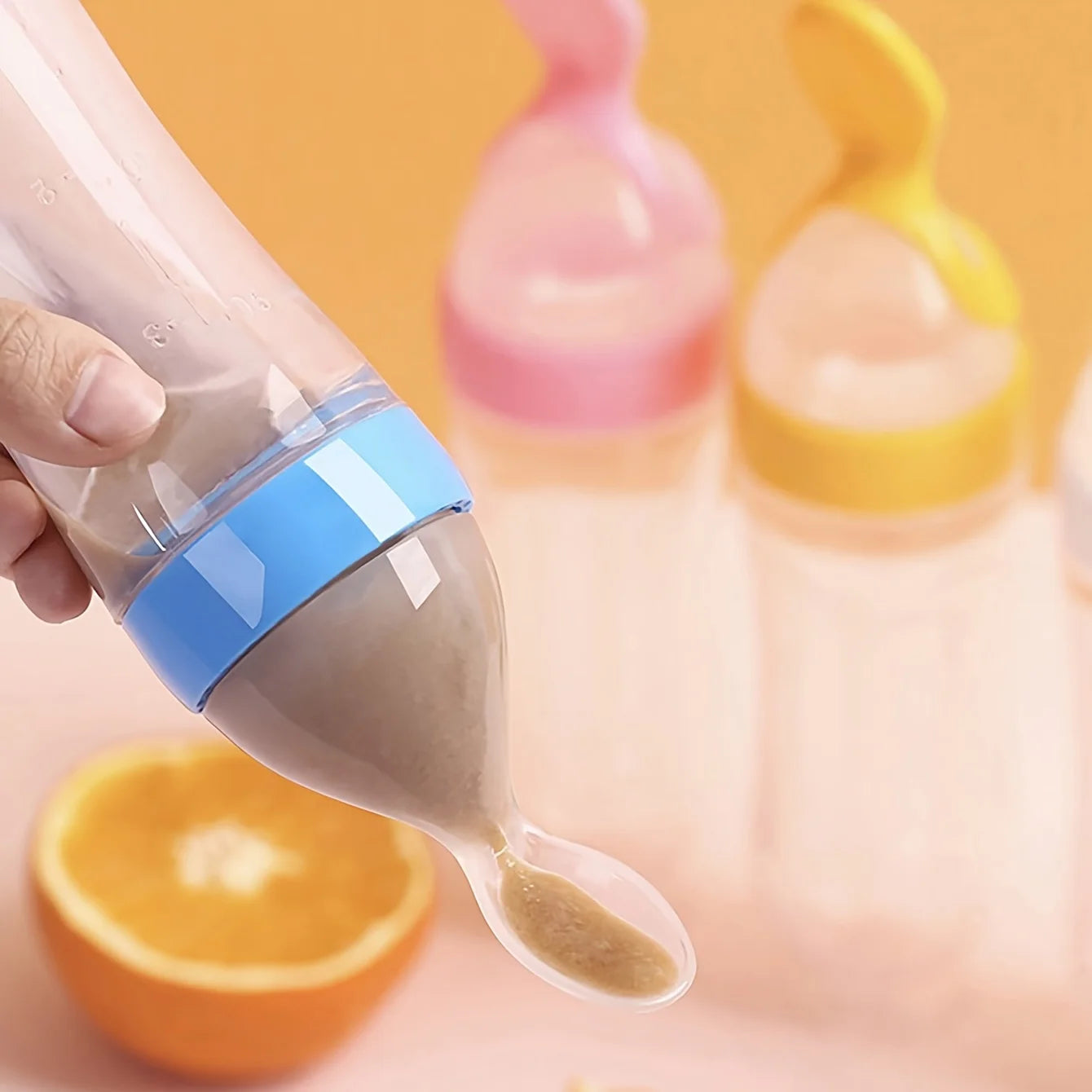 Roroy 7 Piece Baby Feeding Set With Silicone Bottles Nipples