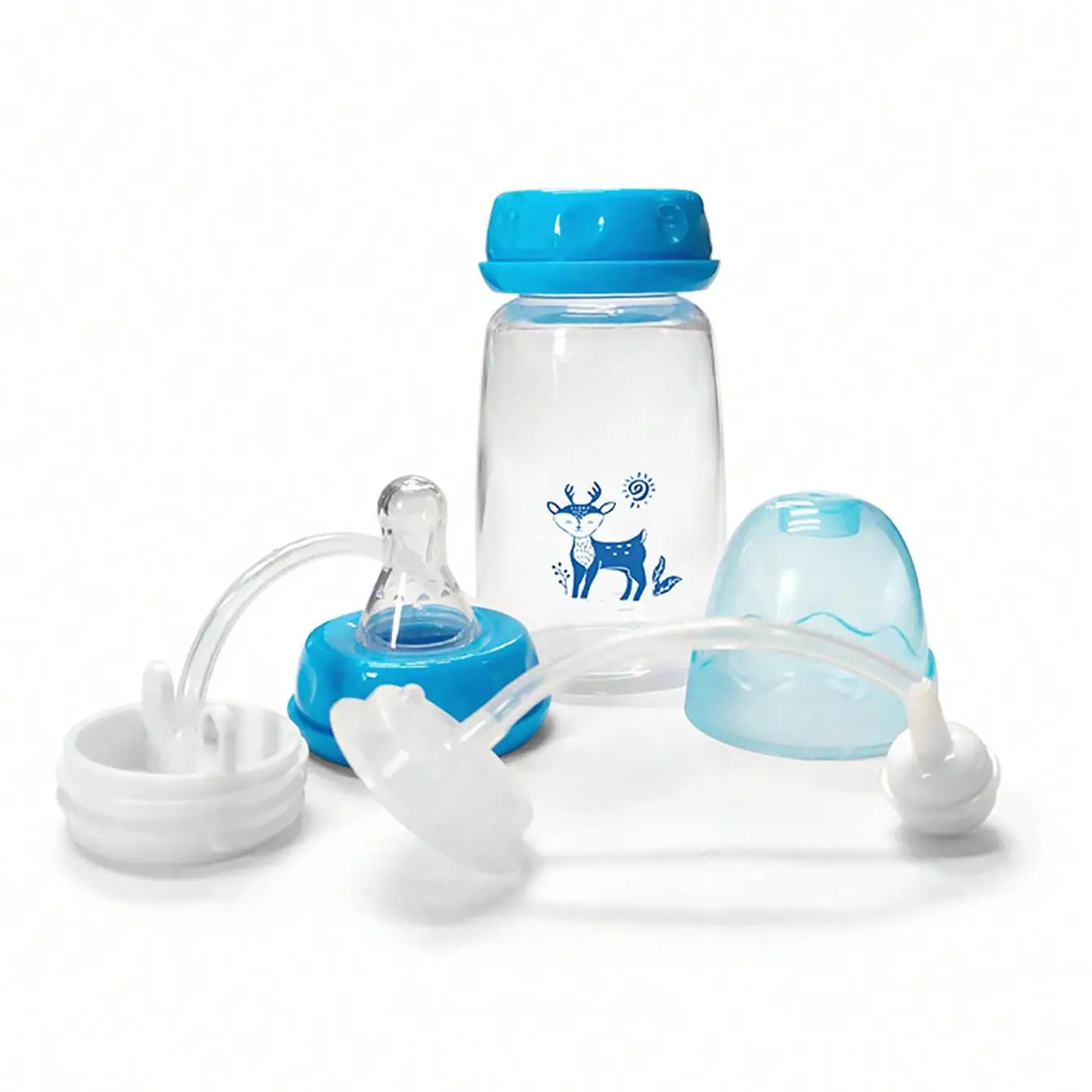 Baby Feeding Bottle 150ml With Straw Brush For New Parents