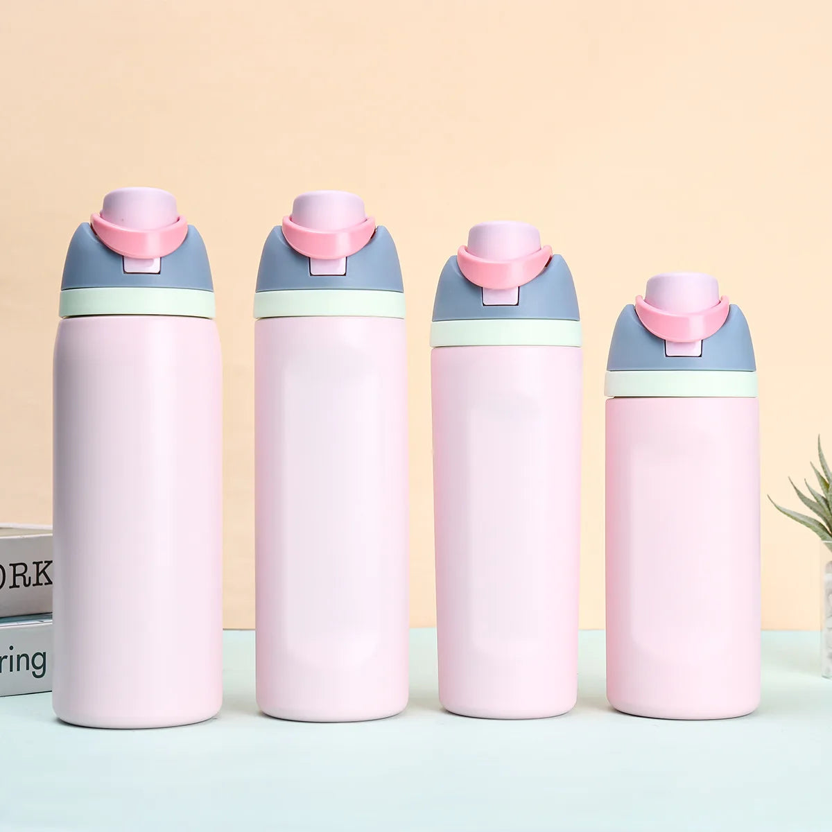 Stainless Steel Vacuum Thermos Cup Portable Insulated Water Flask Travel