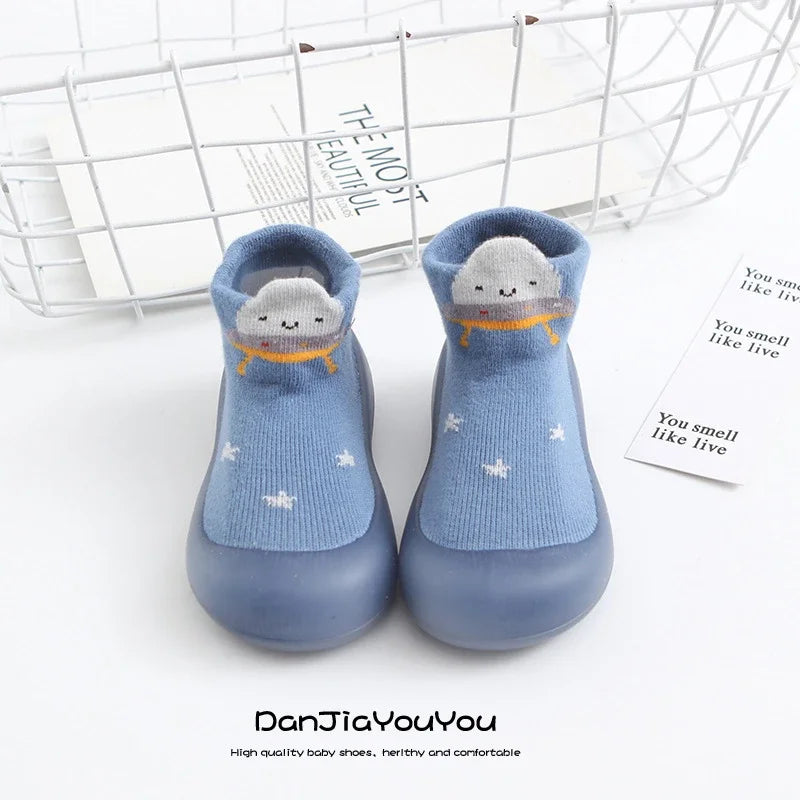 Baby First Walker Shoes Unisex Sneakers With Soft Rubber Soles