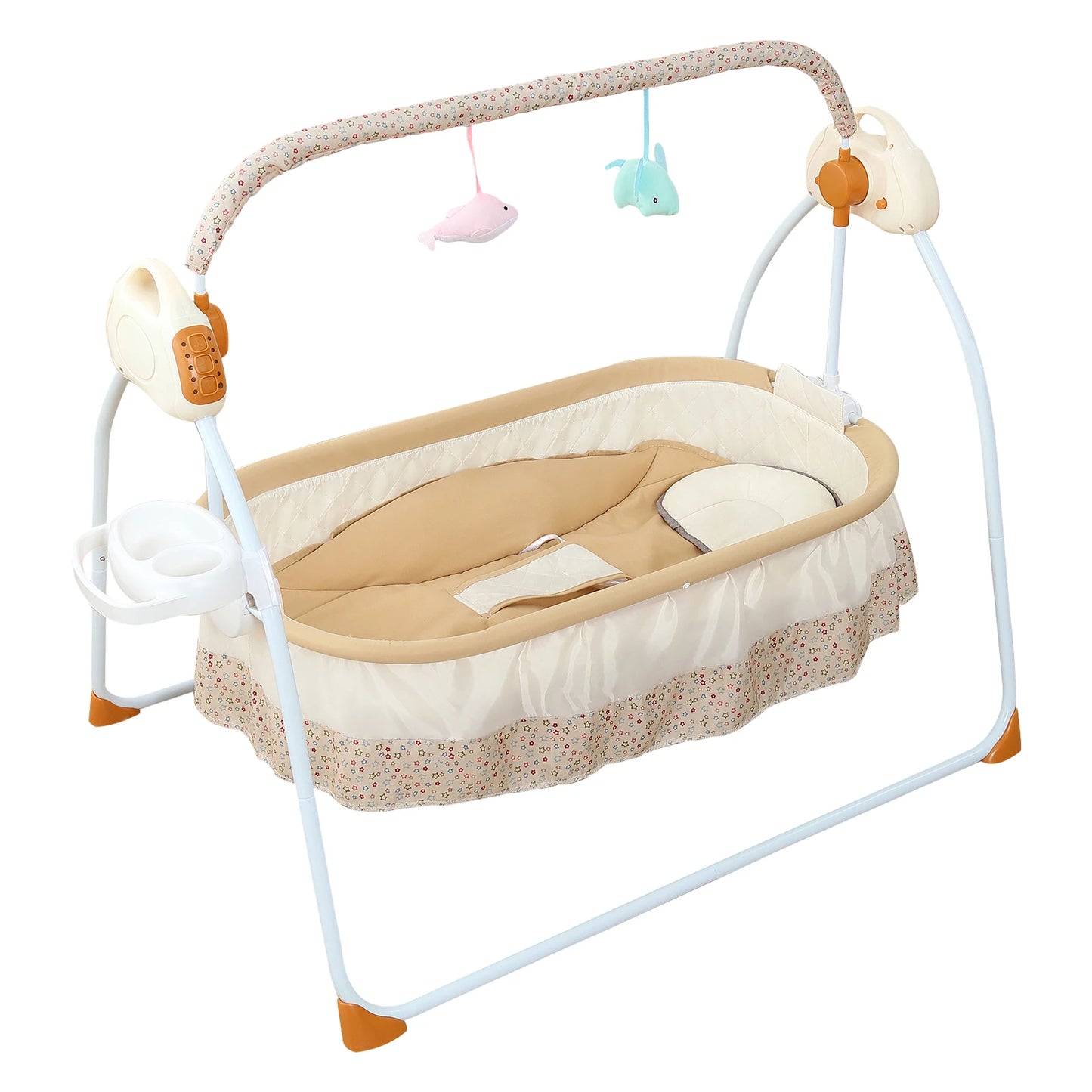 Electric Baby Cradle With Music Mosquito Net And Swing