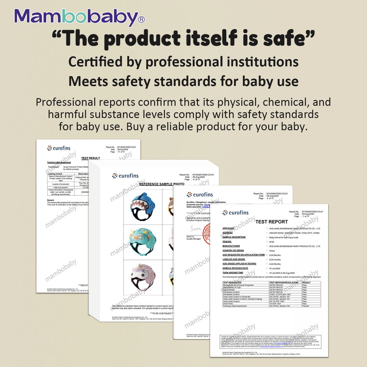 Mambobaby Anti Shock Baby Helmet Head Protection For Toddler