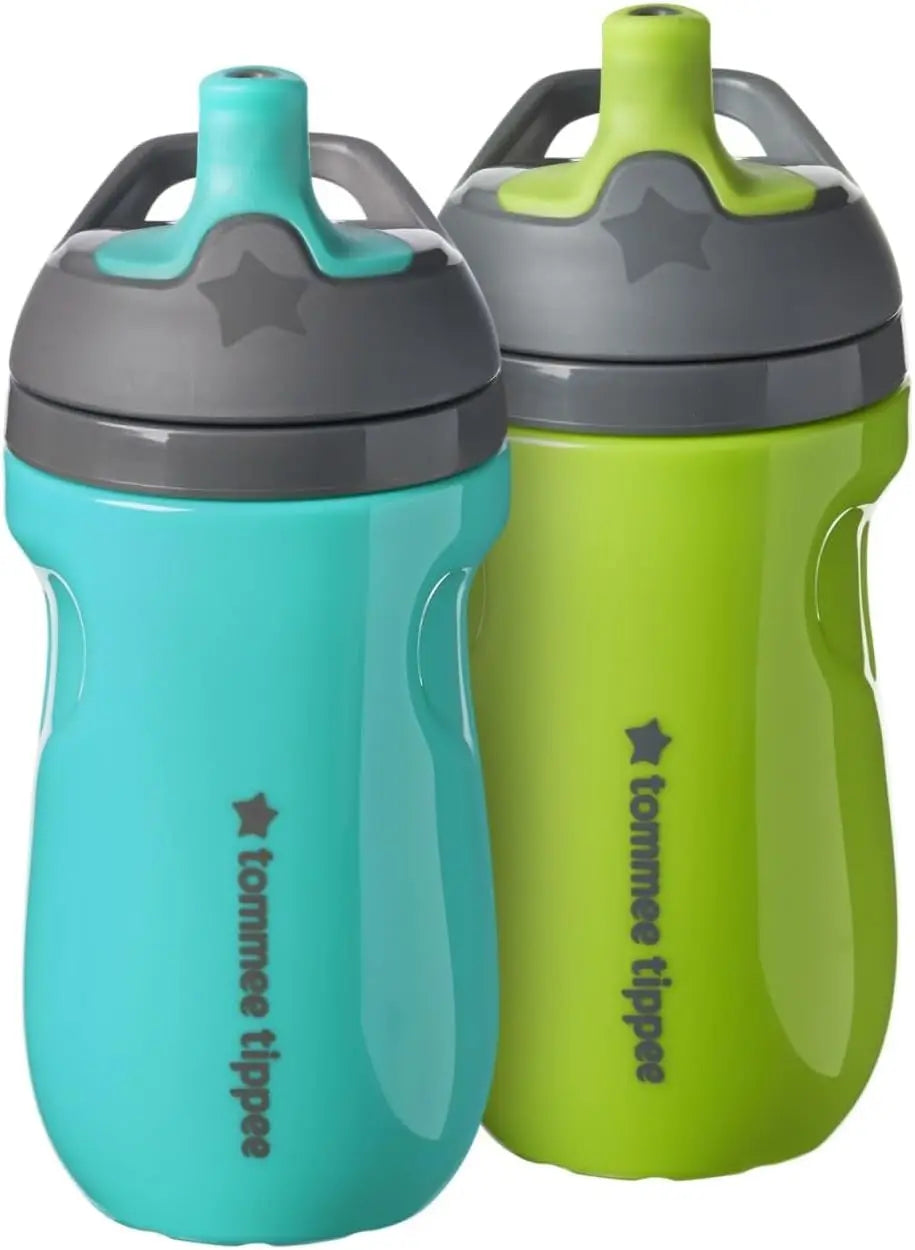 Insulated Toddler Water Bottle With Sporty Spout Spill Proof Valve