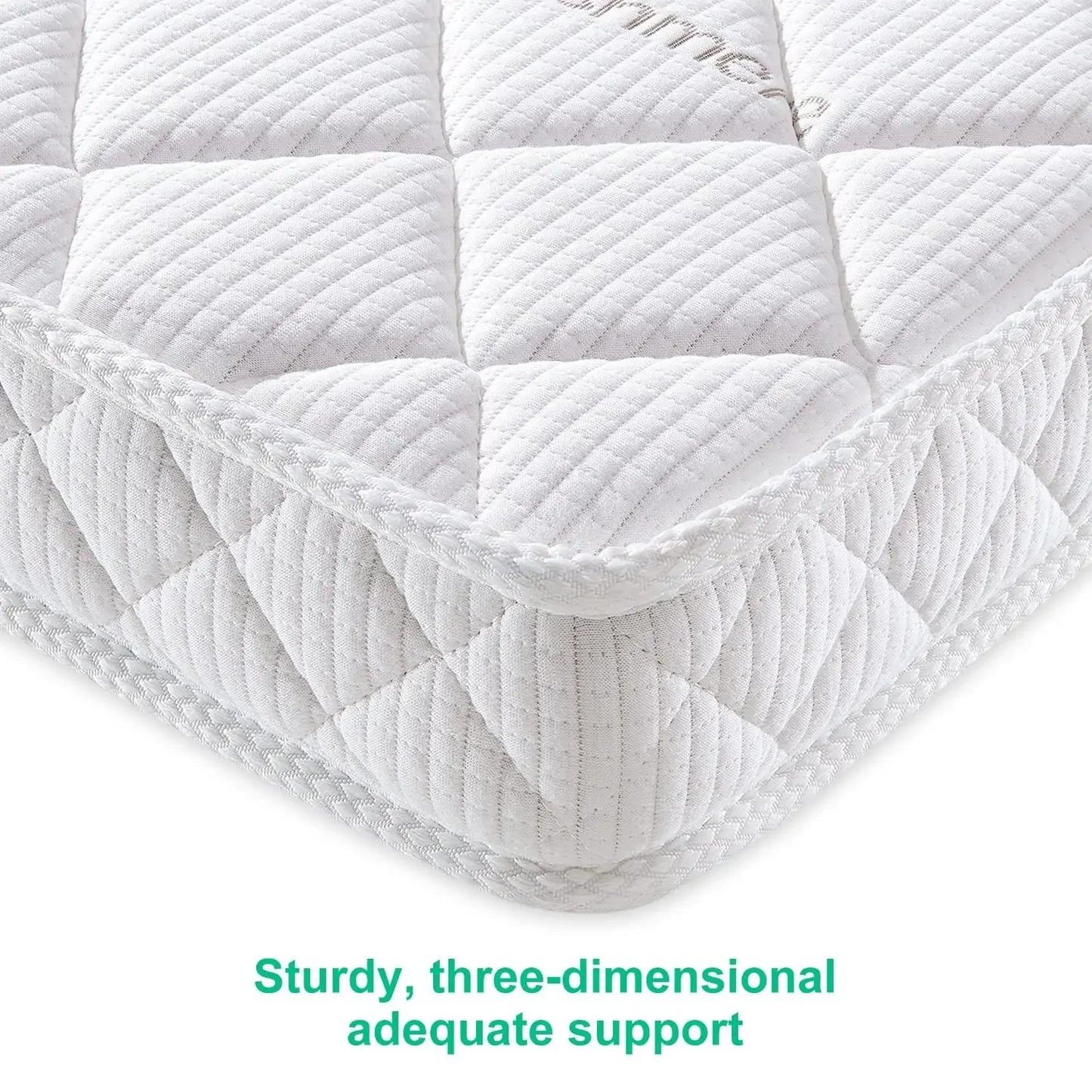 Premium Crib And Toddler Mattress With Hypoallergenic Non Toxic Fleece Surface