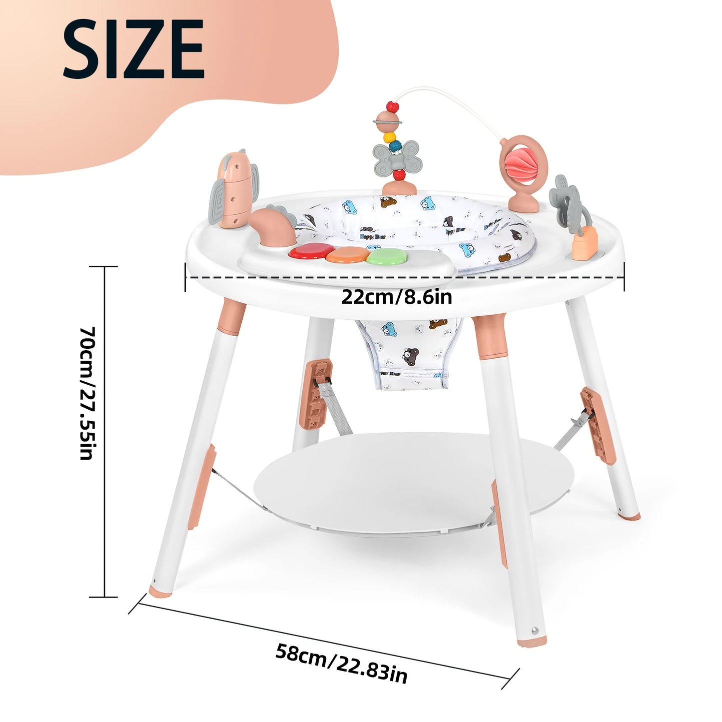 Multi-Functional Baby Play Center 3-in-1 Activity Center
