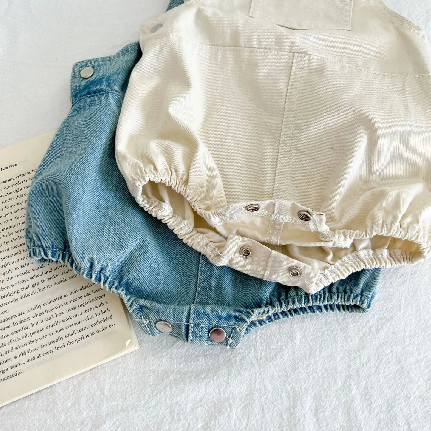 Cotton Cowboy Sleeveless Romper For Newborn Unisex Baby Outfit