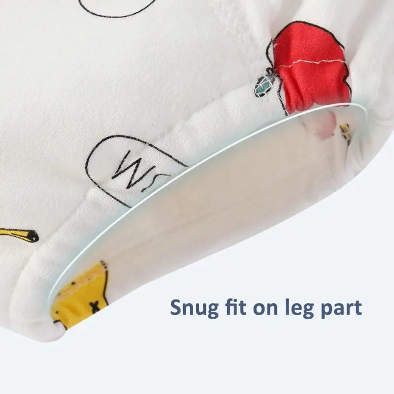 Baby Waterproof Potty Training Pants For Toddlers Reusable Cotton Nappies Unisex