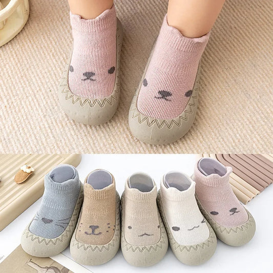 Baby First Walker Shoes Unisex Sneakers With Soft Rubber Soles