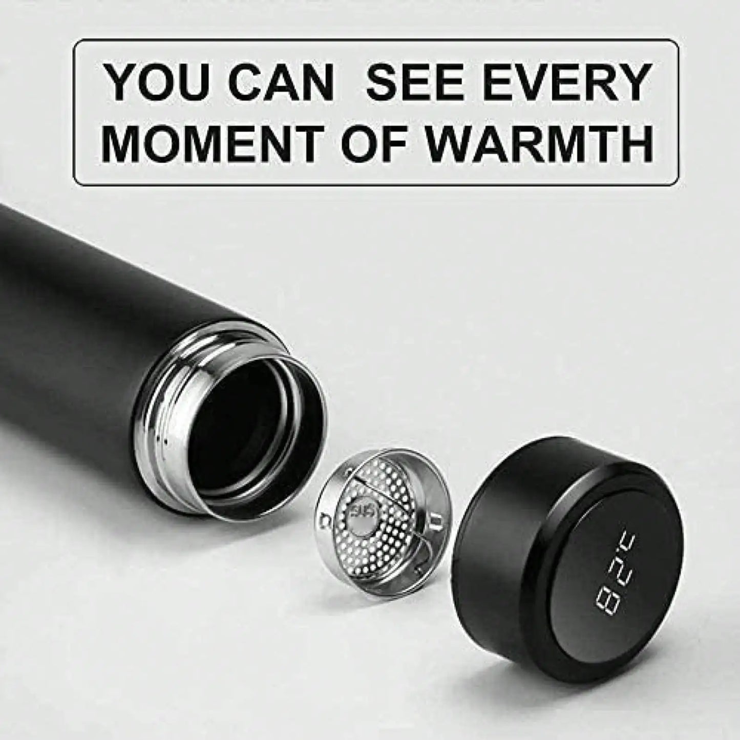 Stainless Steel Vacuum Insulated Water Bottle Leak Proof Portable Mug