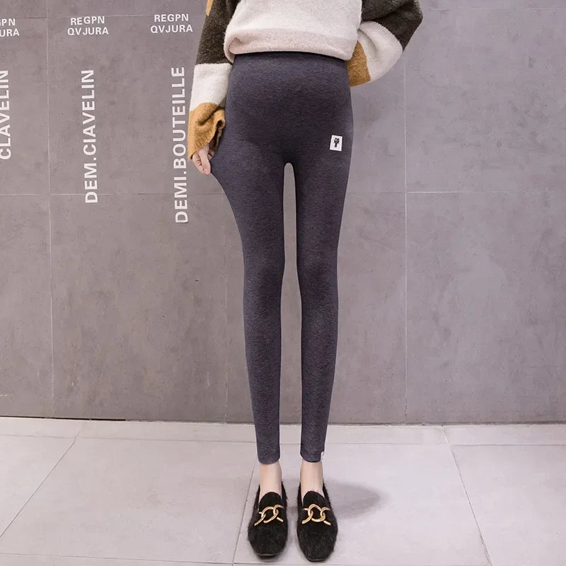 Maternity Leggings With Adjustable Waist For Pregnant Women Soft Slim